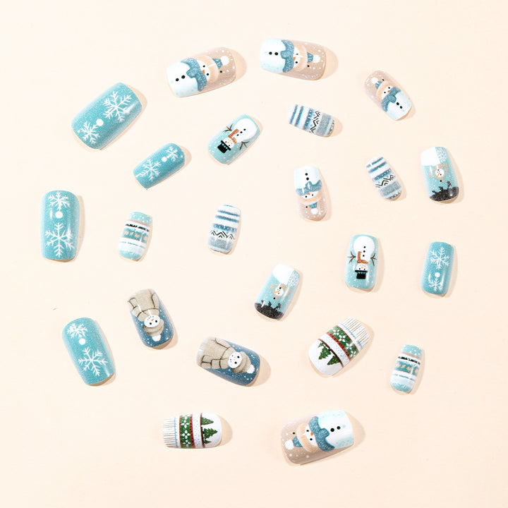Winter-Themed 3D Nail Art Set Bowlift