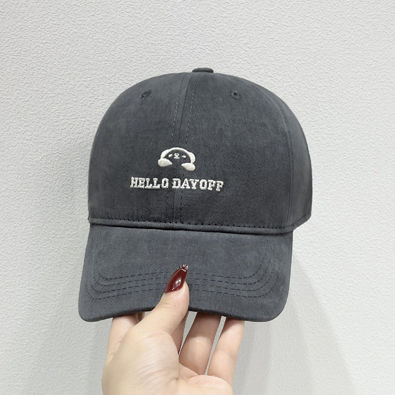 Women's Casual Embroidered Baseball Cap Bowlift 1784084085
