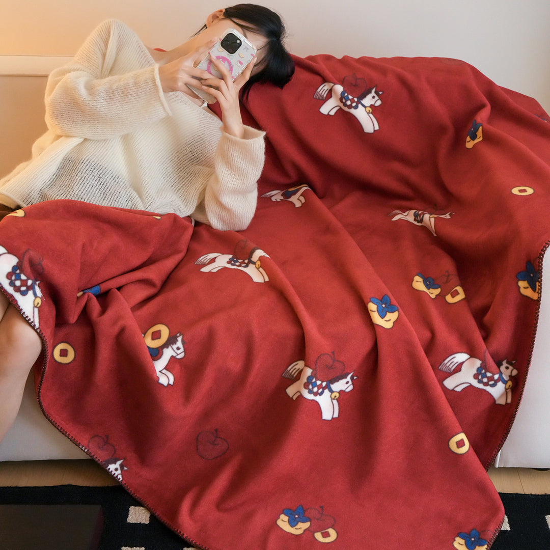 Cozy blanket for sofa