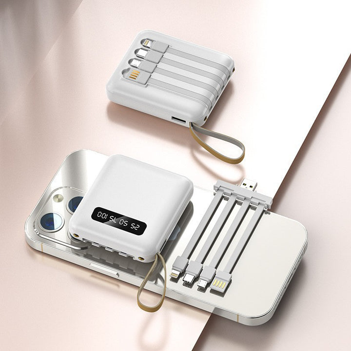 Portable Smart Powerbank with High-Tech Digital Charge Indicator Bowlift