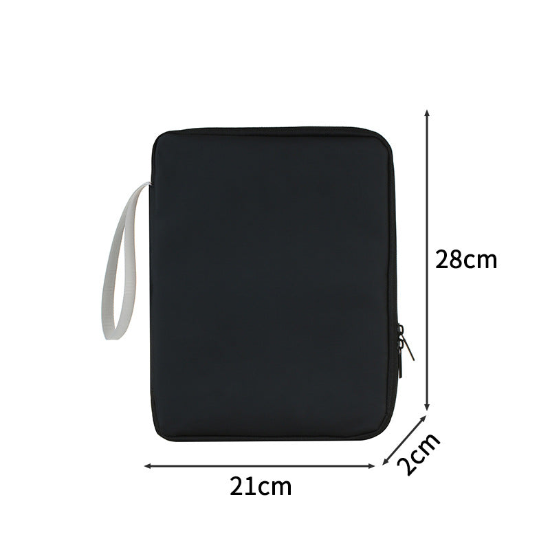 Slim Zip-Up Document Holder Bowlift