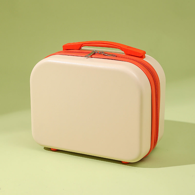 compact hard-shell cosmetic and travel vanity case with dual top handles Bowlift