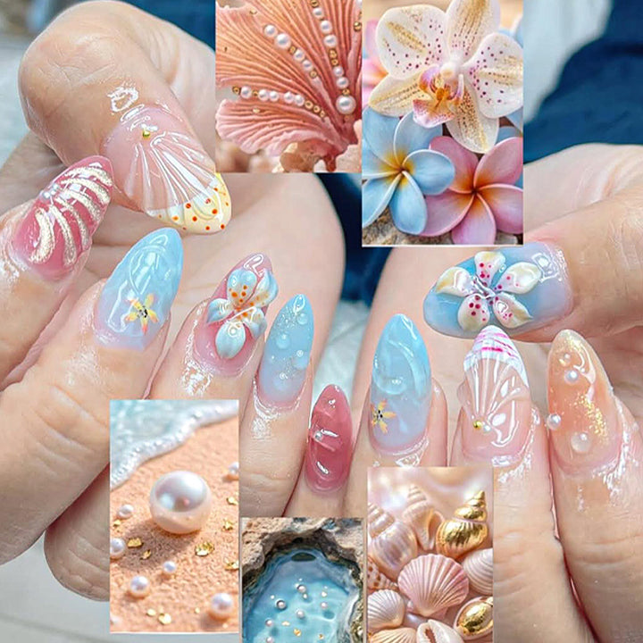 Decorative Artistry Press-On Nail Set Bowlift