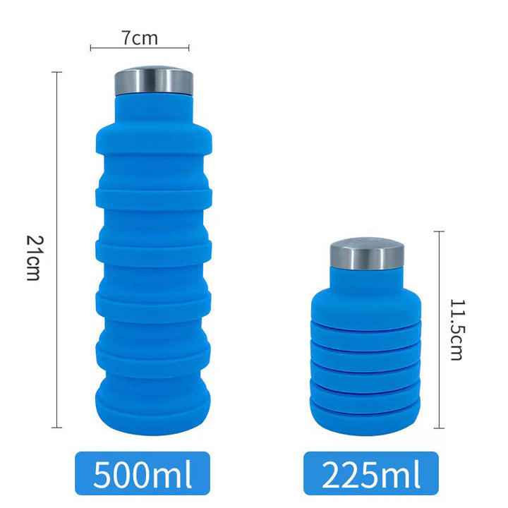Ladies Foldable Silicone Water Bottle Bowlift