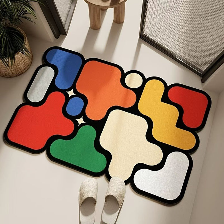 Modern Abstract Floor Mat Bowlift