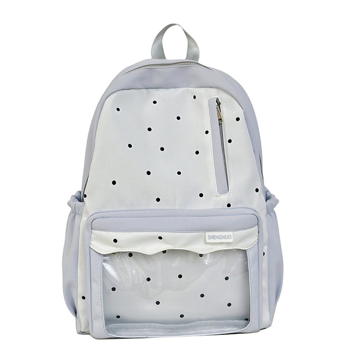 Trendy Polka Dot School Backpack