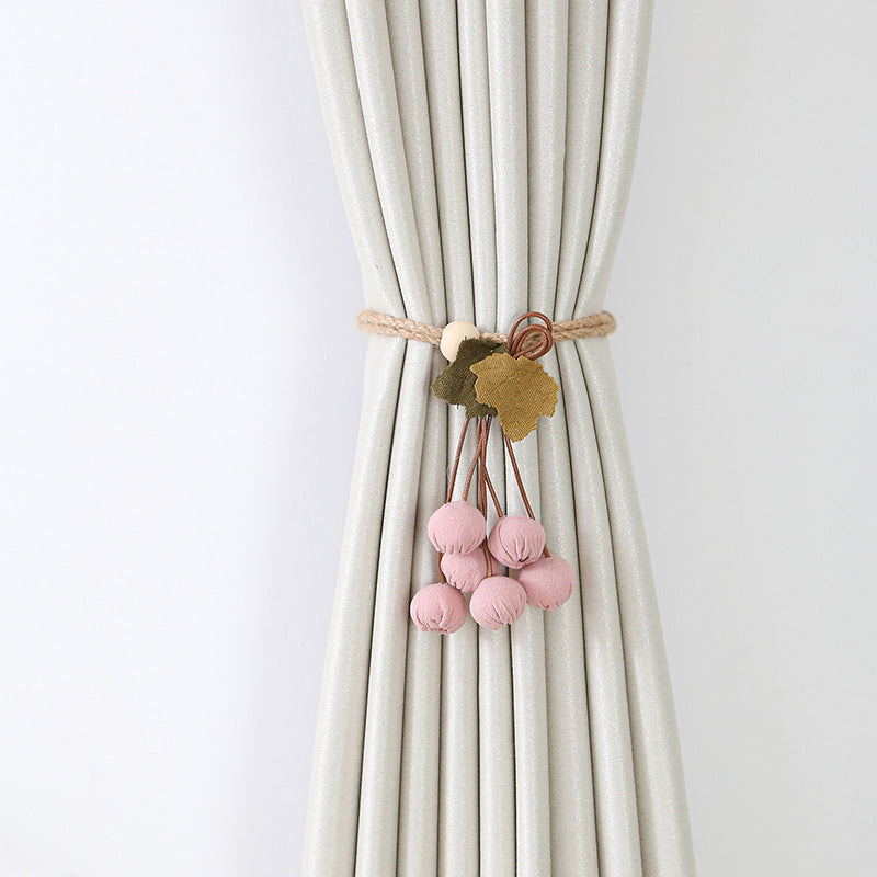 Decorative curtain tieback Bowlift