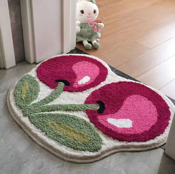 Watermelon Slice Decorative Area Rug Bowlift