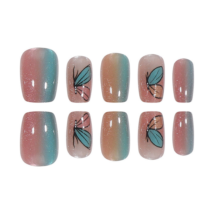 Floral-Inspired Press-On Nail Set Bowlift