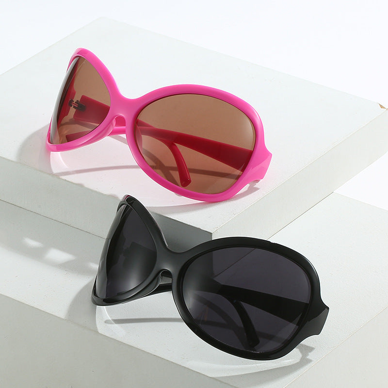 Stylish Oversized Shield Sunglasses Bowlift 1787812453