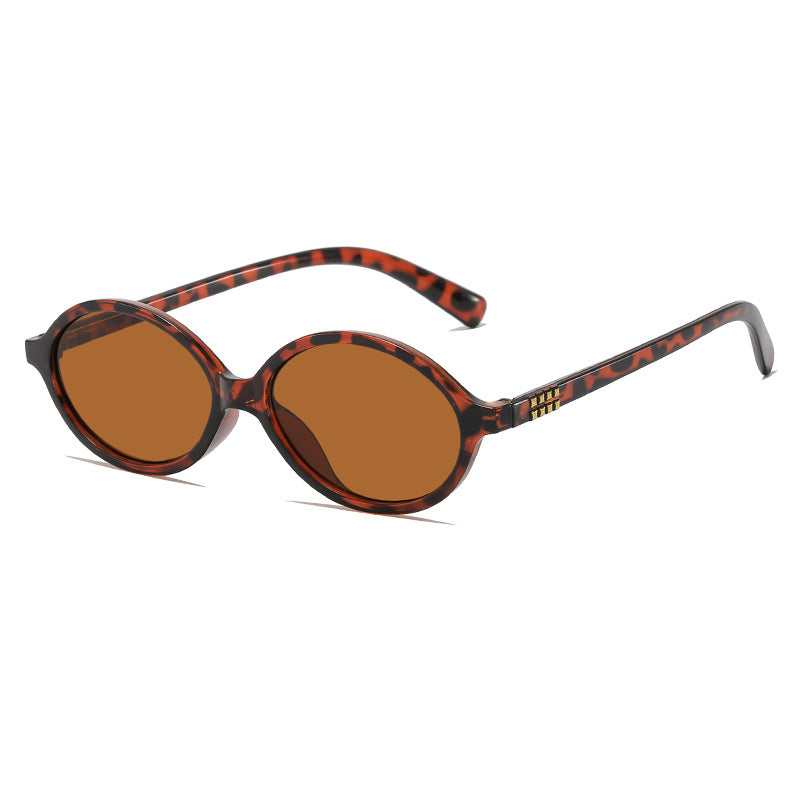 Vintage Oval Frame Sunglasses Bowlift