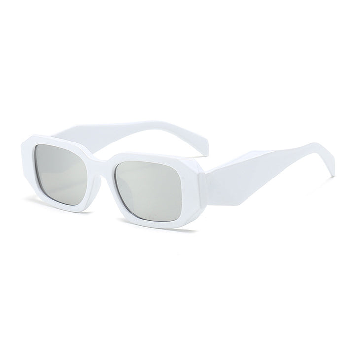 Women Designer Sunglasses with Angular Frame and UV Protection Bowlift