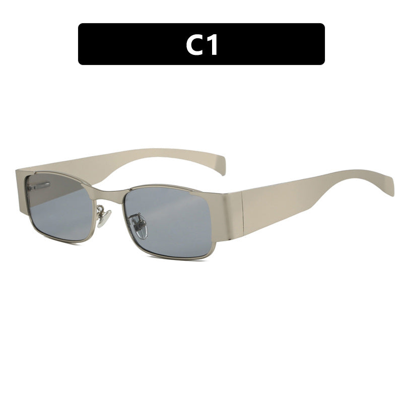 Women's fashionable rectangular sunglasses with elegant lenses Bowlift