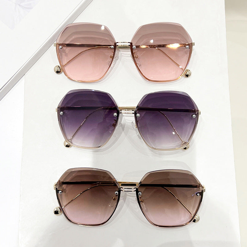 Women's large geometric sunglasses Bowlift