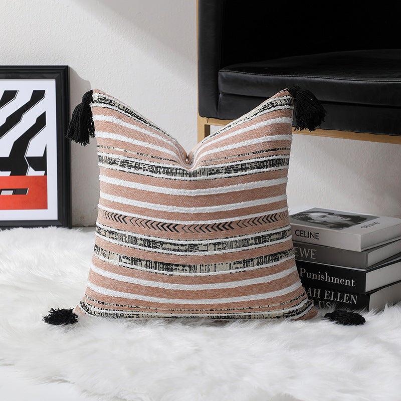 Bohemian Striped Decorative Cushion