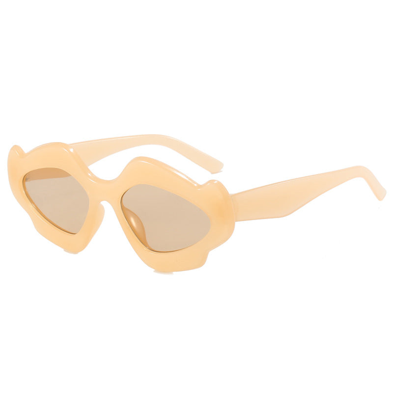 Women's Creative Oversized Sunglasses in Contemporary Design Bowlift