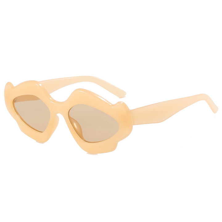 Women's Creative Oversized Sunglasses in Contemporary Design Bowlift
