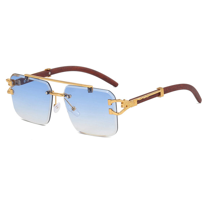 Women's fashionable glasses with innovative frame and luxurious wood detail Bowlift