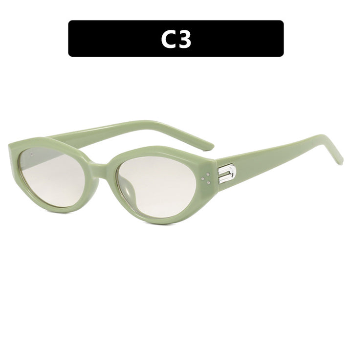 Women's Cat-Eye Sunglasses with Elegant Plastic Frame Bowlift
