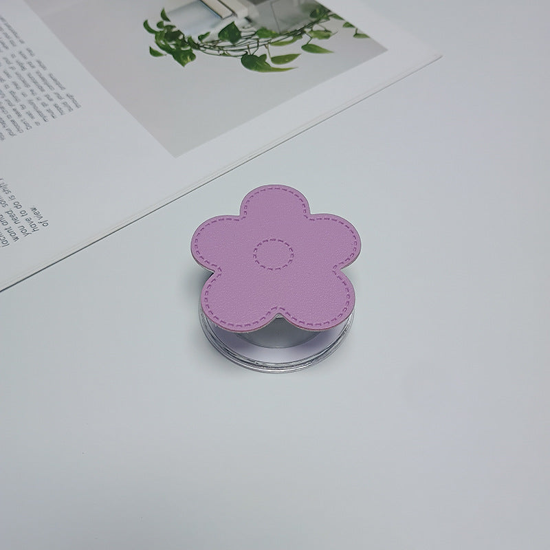 Decorative Flower Compact Mirror Bowlift