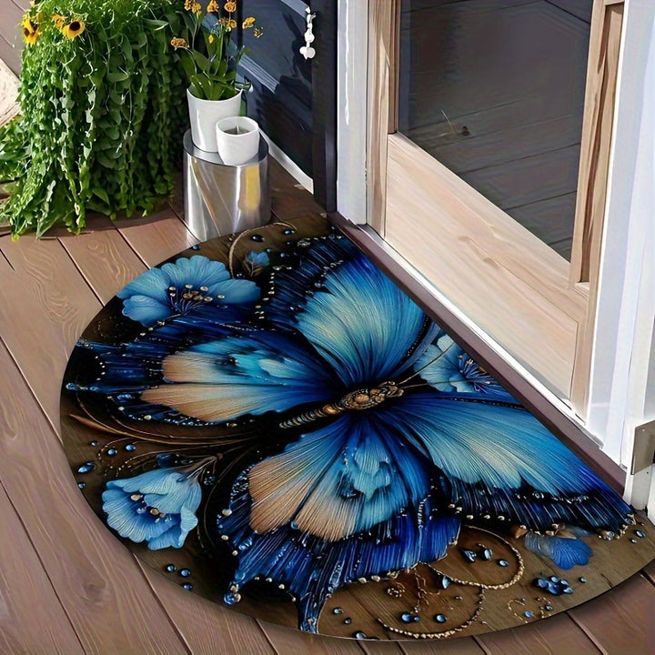 Sunflower-Themed Decorative Door Mat Bowlift