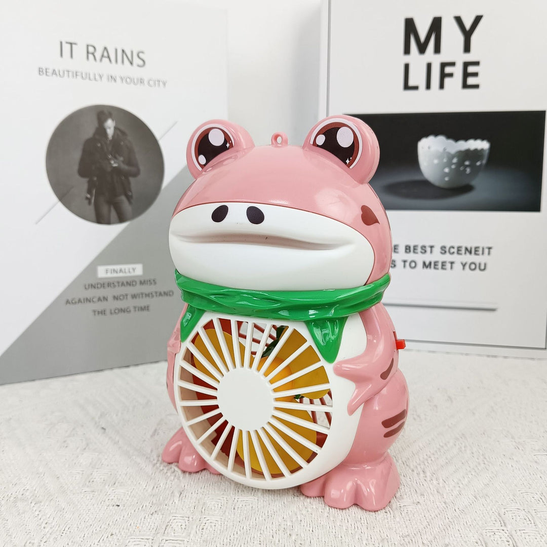Unisex Portable Frog Fan Bowlift