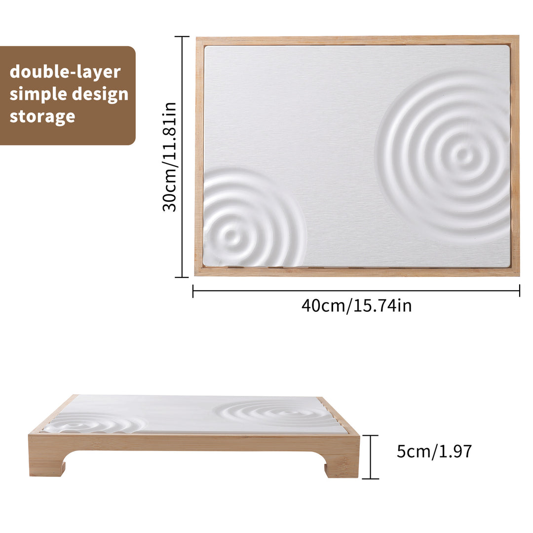 Decorative Bamboo Serving Tray
