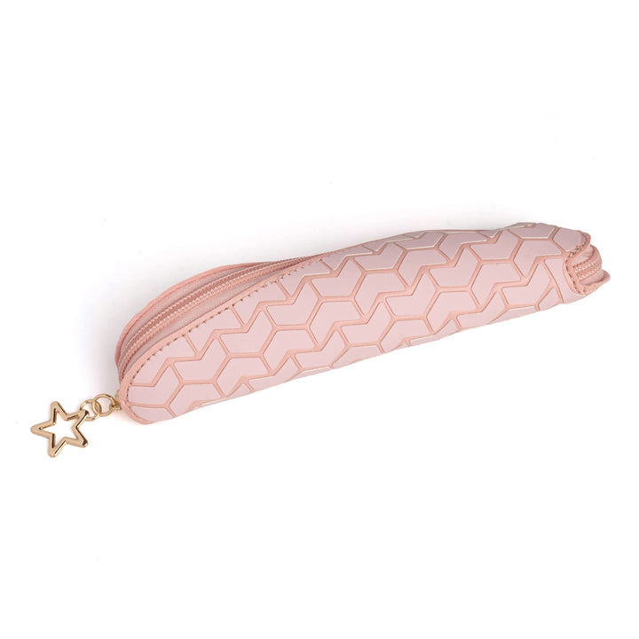 Stylish Geometric Patterned Pencil Case Bowlift