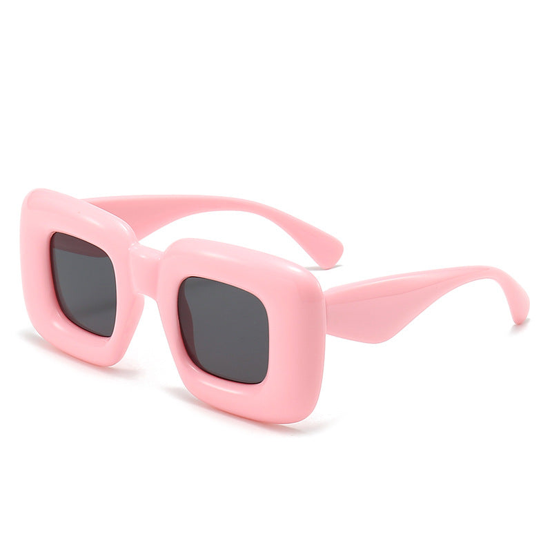 Retro Square Frame Sunglasses