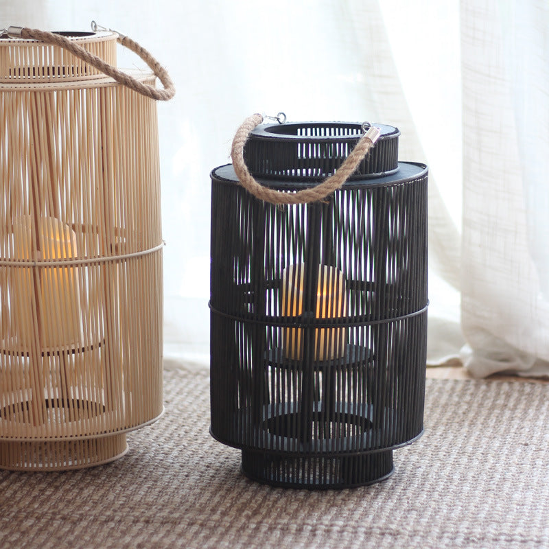 Decorative Rattan Lantern Bowlift