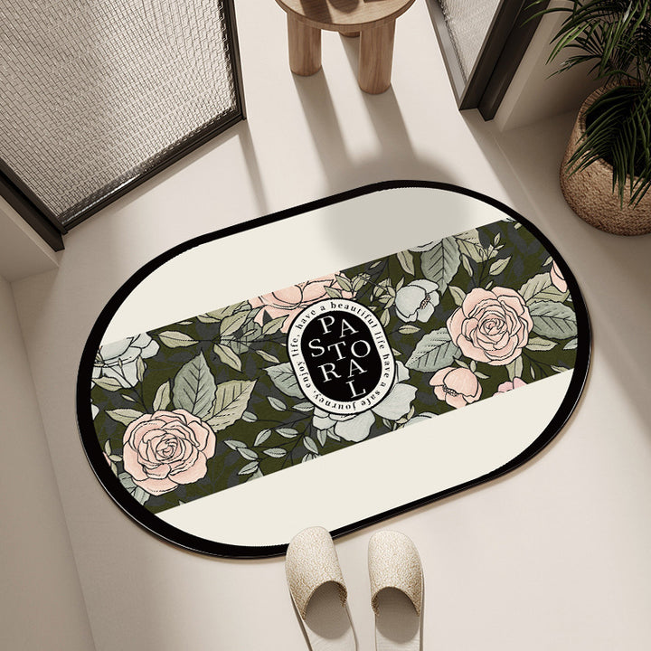 Decorative Motivational Bath Mat Bowlift