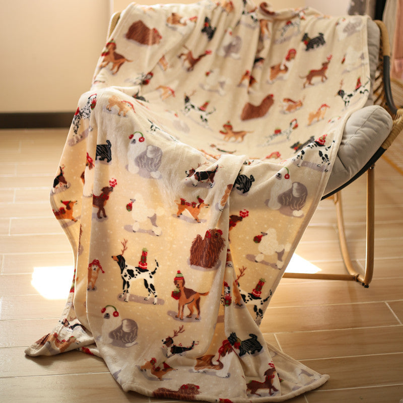 Cozy Unicorn-Themed Fleece Hoodie Blanket