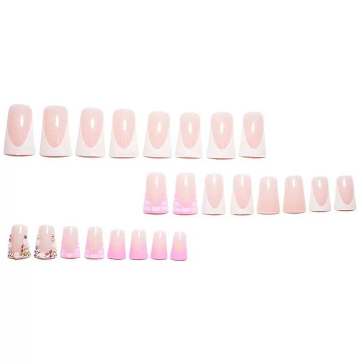 Glamorous Rhinestone-Embellished Nail Art Bowlift