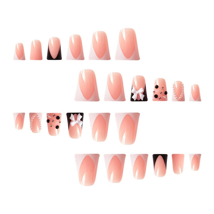 Decorative Acrylic Press-On Nail Extensions Bowlift