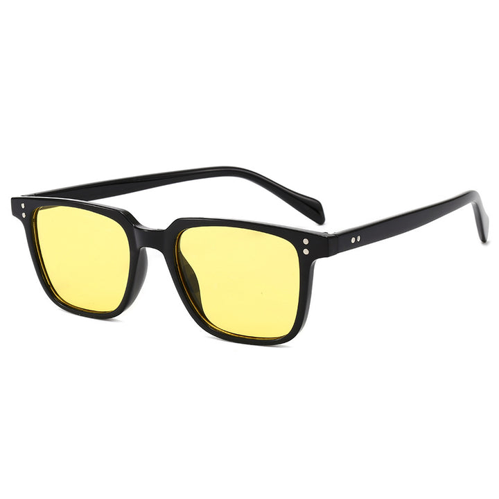 Ladies fashionable square sunglasses with unique lenses Bowlift