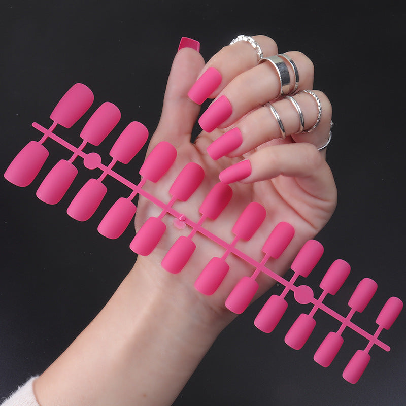 Matte Finish Press-On Nail Set Bowlift