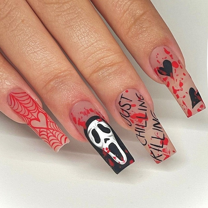 Creative Halloween Art Nail Set Bowlift