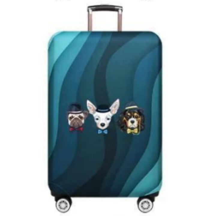 Ladies Hard Shell Suitcase with Playful Animal Design Bowlift
