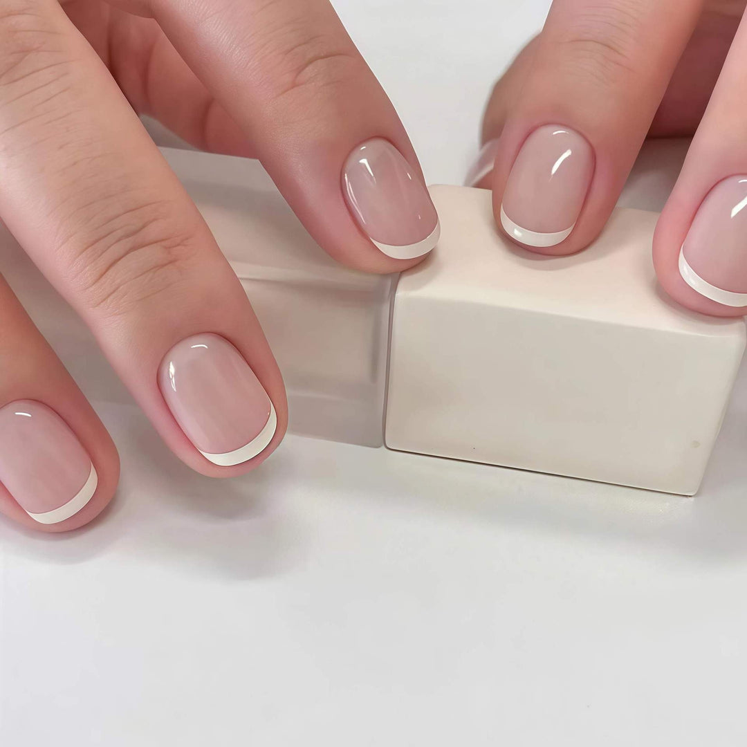 Professional French Tip Nail Set Bowlift