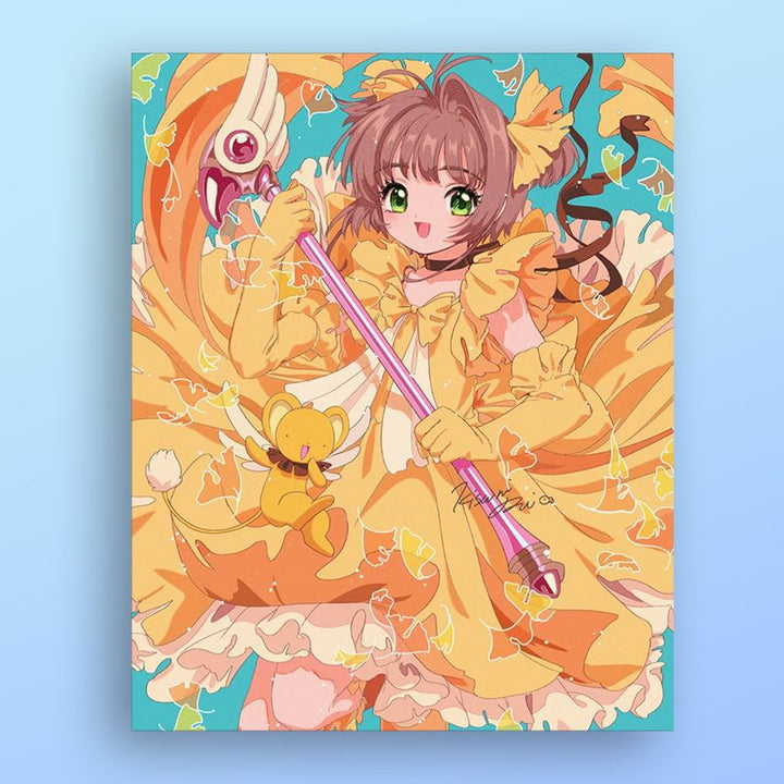 Anime-Inspired Illustration Art Print Bowlift
