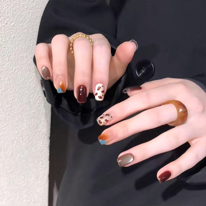 Elegant French Tip Press-On Nail Set Bowlift
