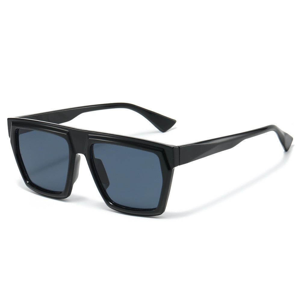 Chic Oversized Geometric Frame Sunglasses Bowlift