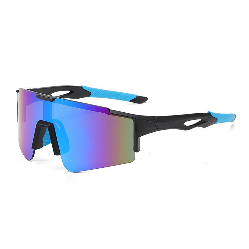 Unisex nan sporty polarizing bike sunglasses with a one-piece visor and non-slip temples Bowlift