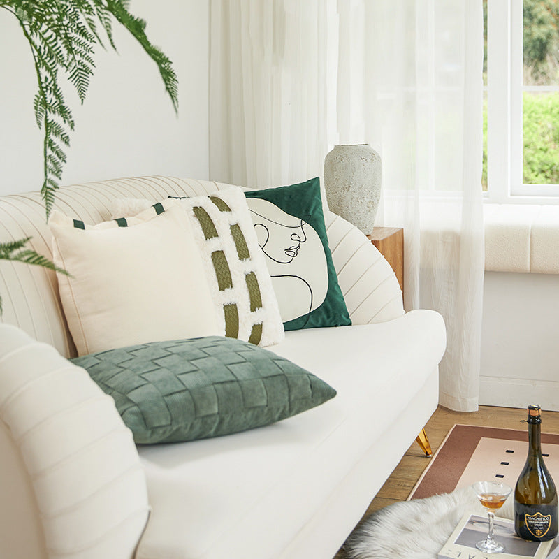 Women Decorative Pillowcase with modern minimalism and unique art design Bowlift