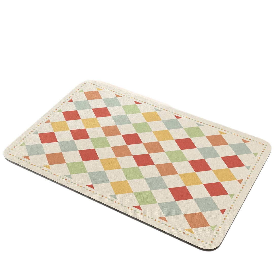 Playful Cartoon Dog-Themed Bath Mat Bowlift