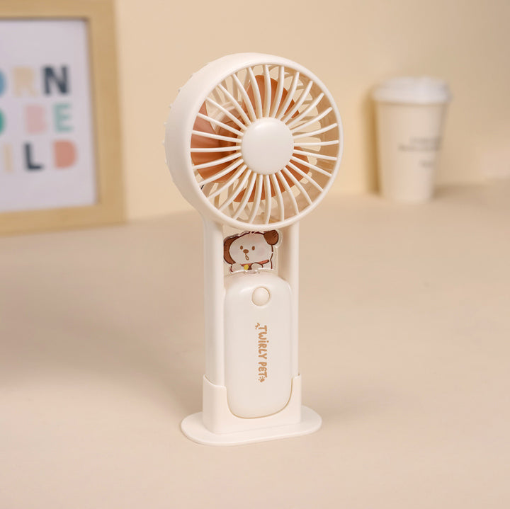 Women's Portable Animal Mini V Fan Bowlift