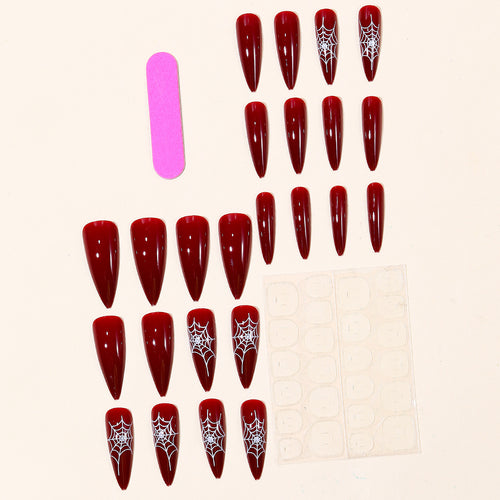 Halloween-Themed Stiletto Nail Art Extensions Bowlift