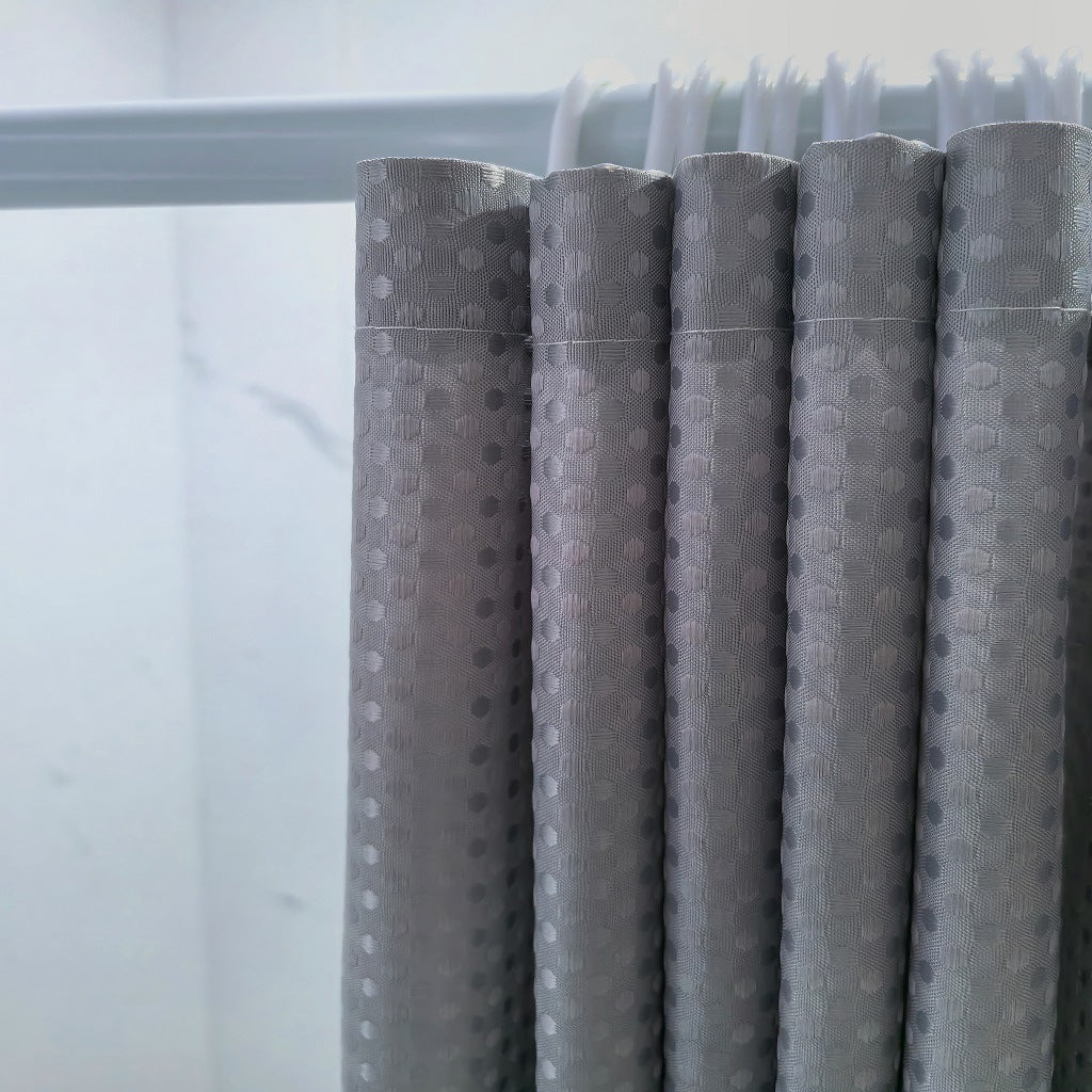 Textured Bathroom Shower Curtain Bowlift