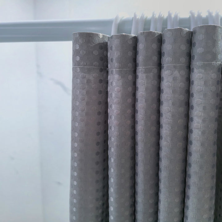 Textured Bathroom Shower Curtain Bowlift