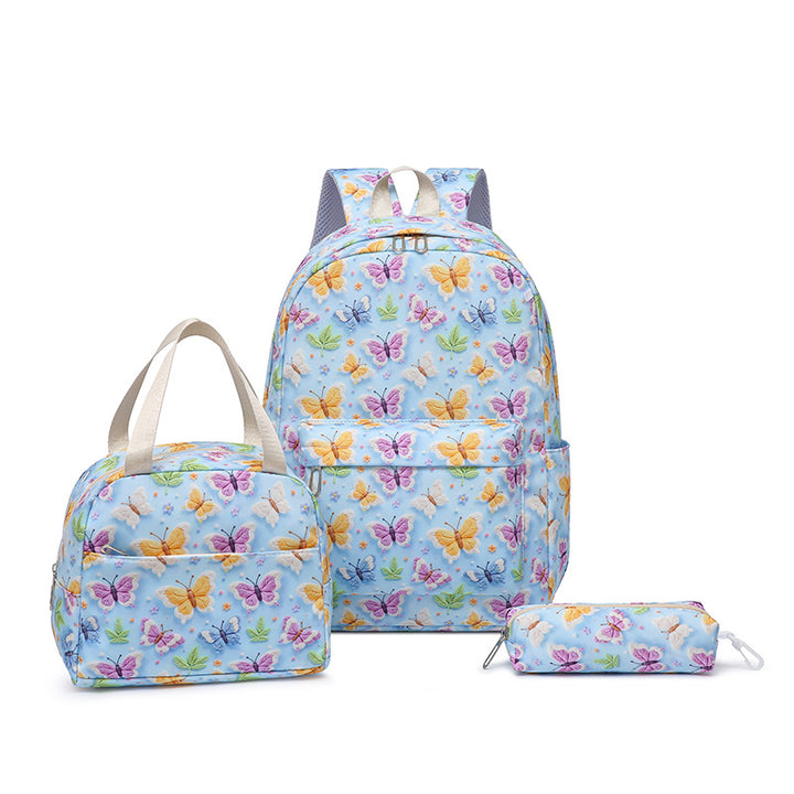 Set consisting of backpack, lunch bag and pencil case Bowlift